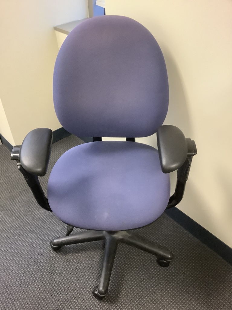 Desk Chair - Black / Purple