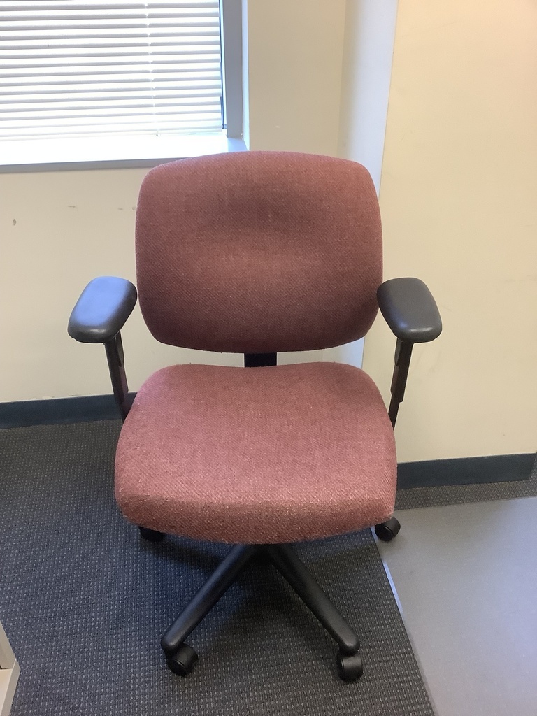 Desk Chair - Burgundy / Black