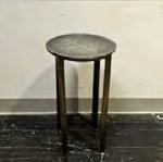Fair Condition* Barista Side Table, 4 Post Legs, Cast Aluminum
