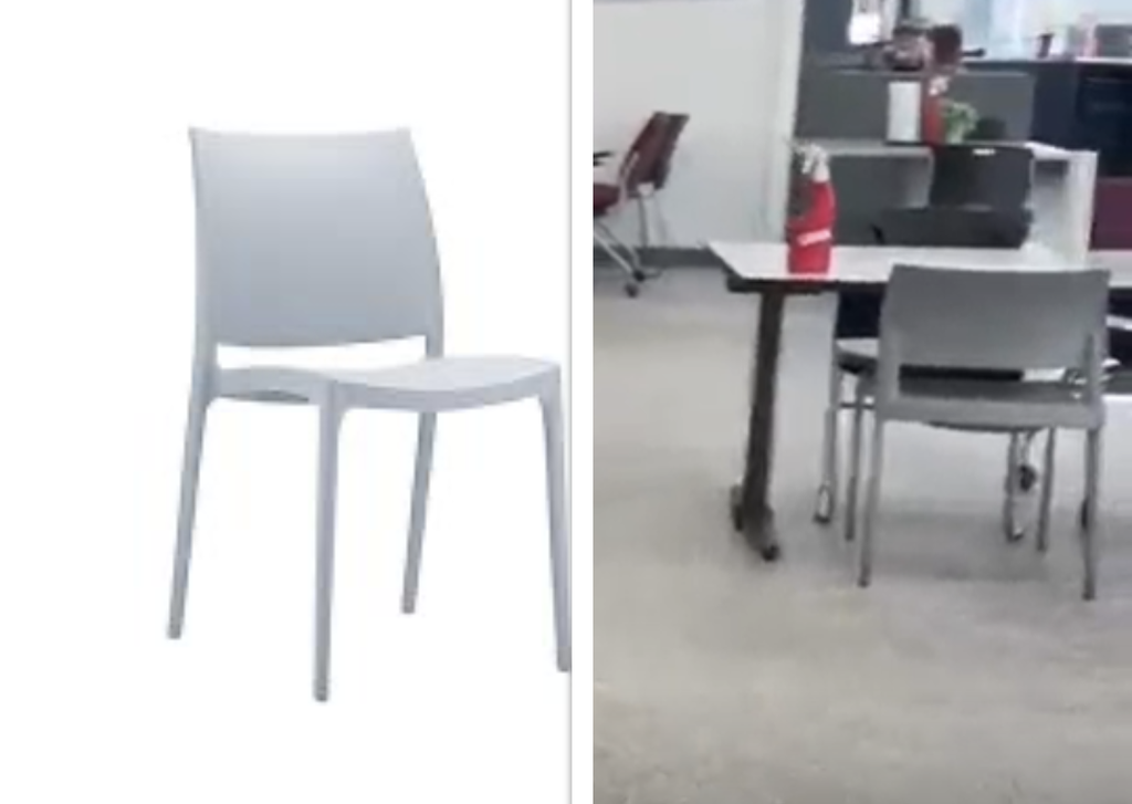 White Cafe Chairs