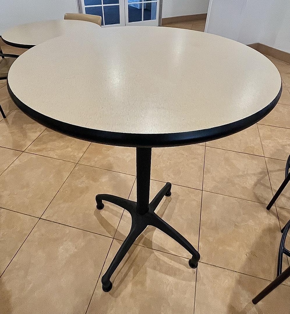 High Top Round Table - D 30, H 42