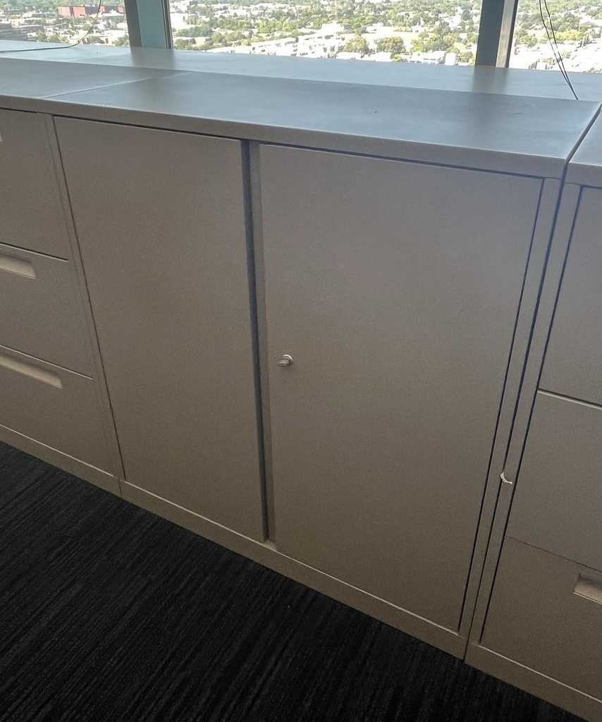 2 Door Storage Cabinet W 36, D 18, H 40