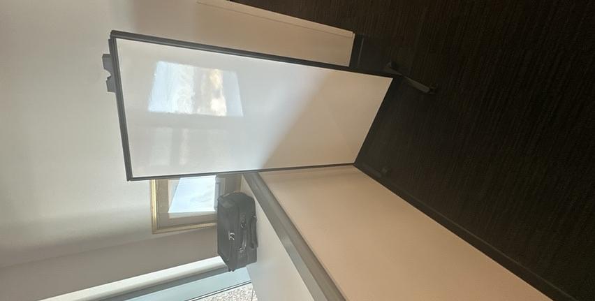 Mobile Markerboard Black 30” x 67”