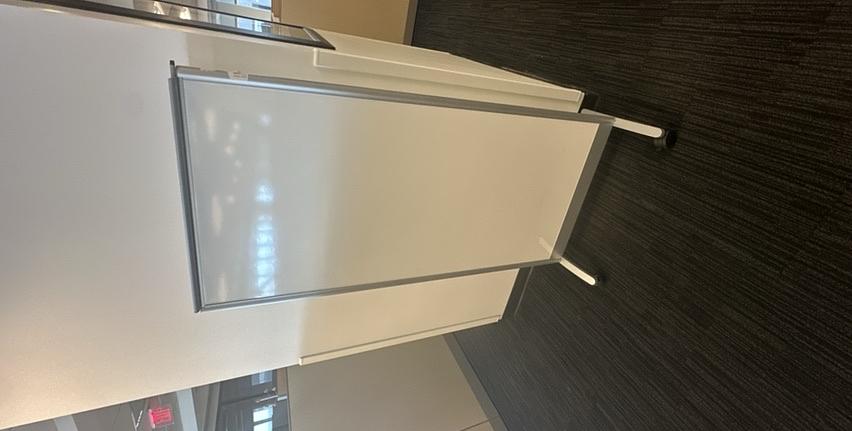 Mobile Markerboard Silver 30” x 67”