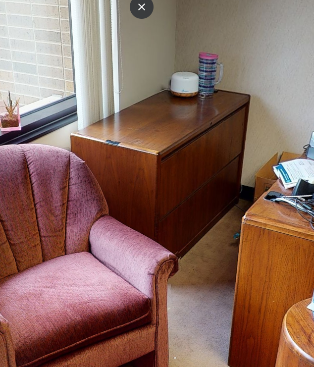 2H Wood File Cabinet