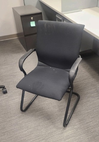 Black Steelcase Guest Chair