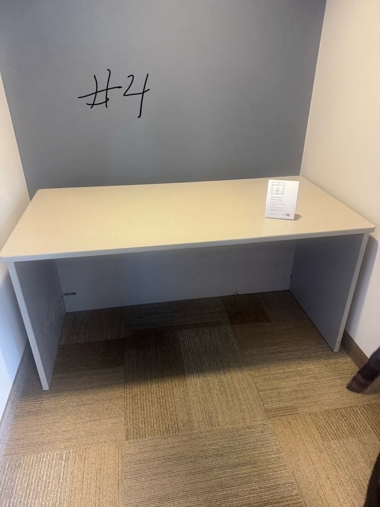 grey desk