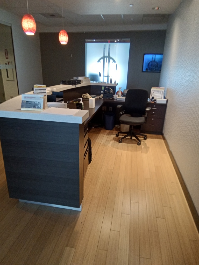 Reception desk
