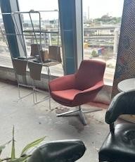 Red Lounge Chair