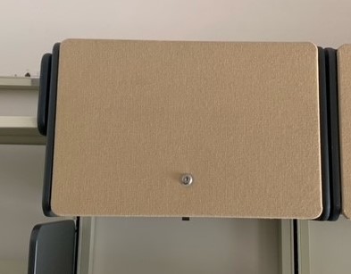 24" hanging flip door cabinet