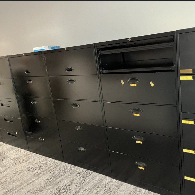 High-density filing cabinets, key-based