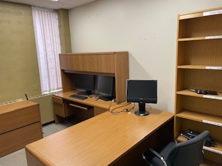 Double Ped Straight Desk 