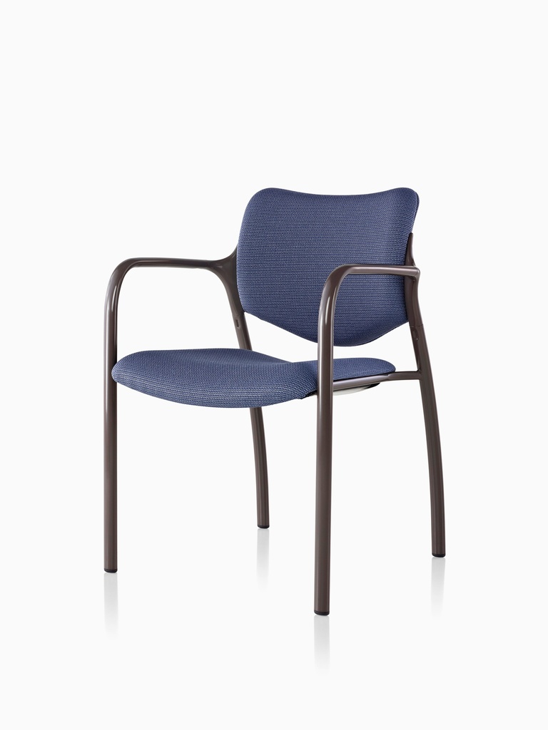 4-Leg Guest Chairs - Blue (photo representation)