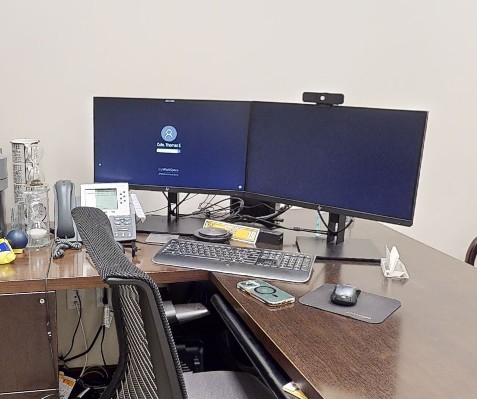 Monitor on Stand