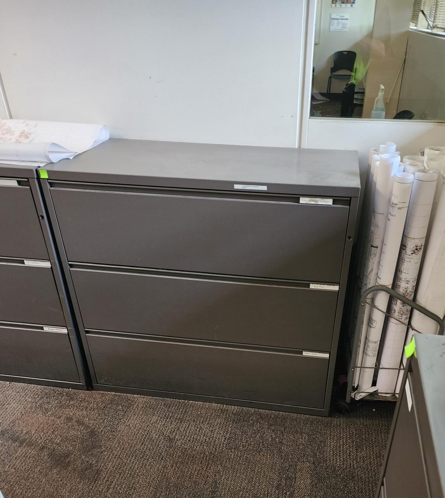 42" x 3 high file