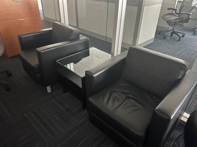 Black Lounge Chairs