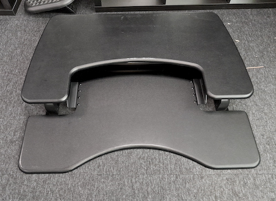 Black Desk Riser Unit