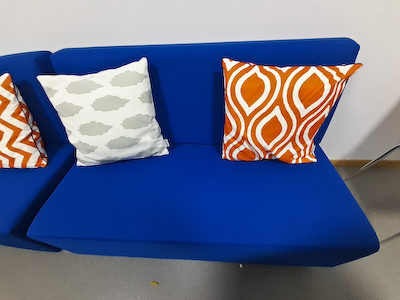 Blue Double Breakout Chair