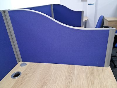 Blue Side Desk Screen