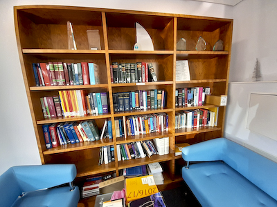 Large wooden bookcase