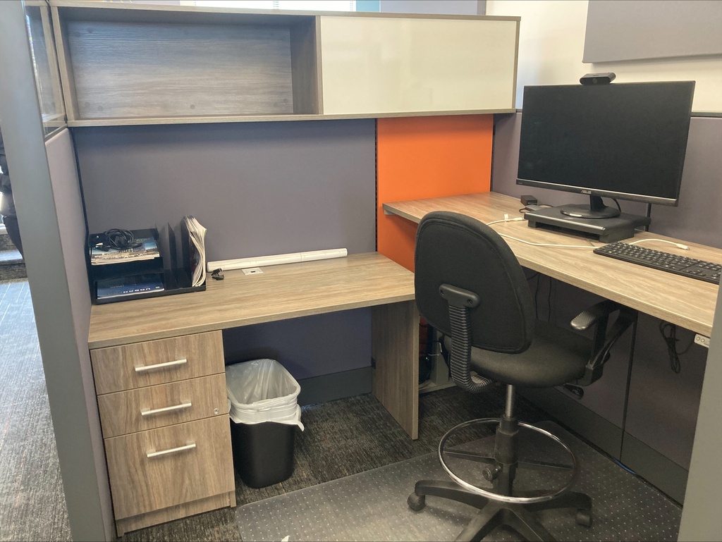 Wall partition panel (without window, with cupboard)