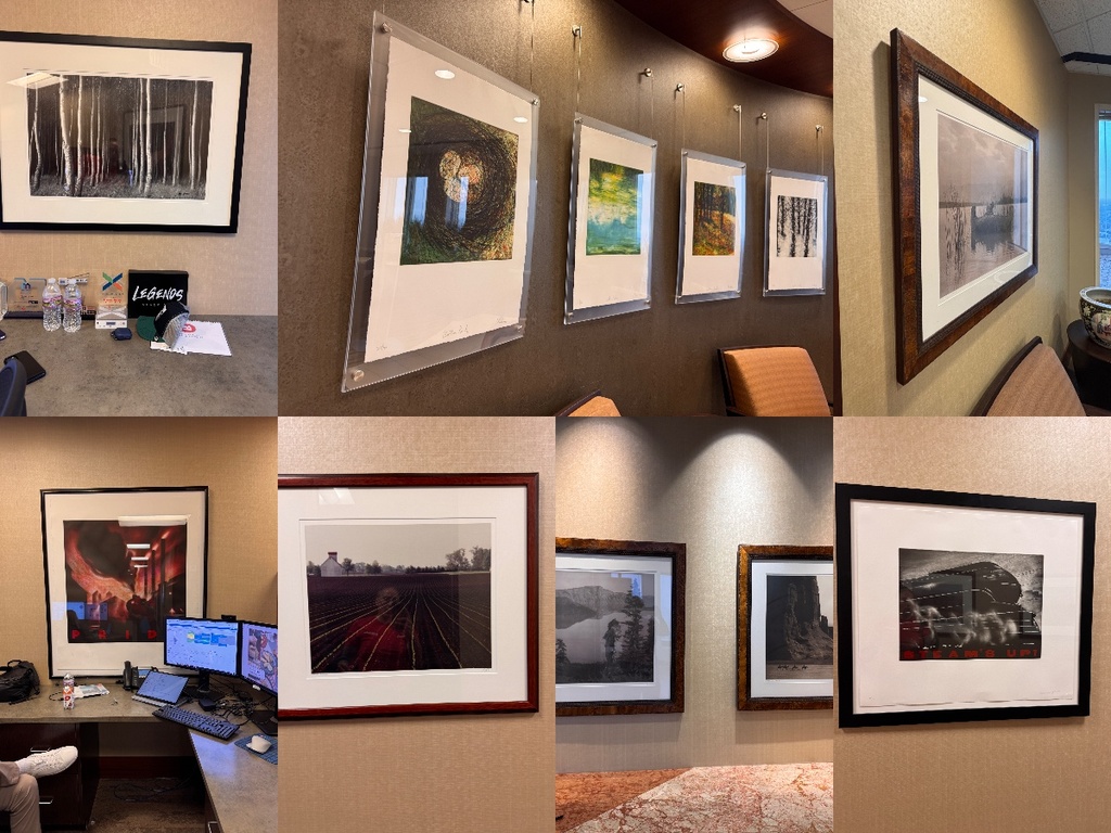 Various medium sized art pieces