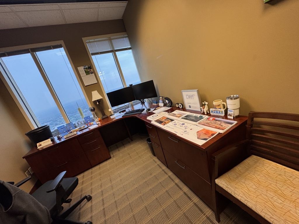 3-piece L-shaped desk