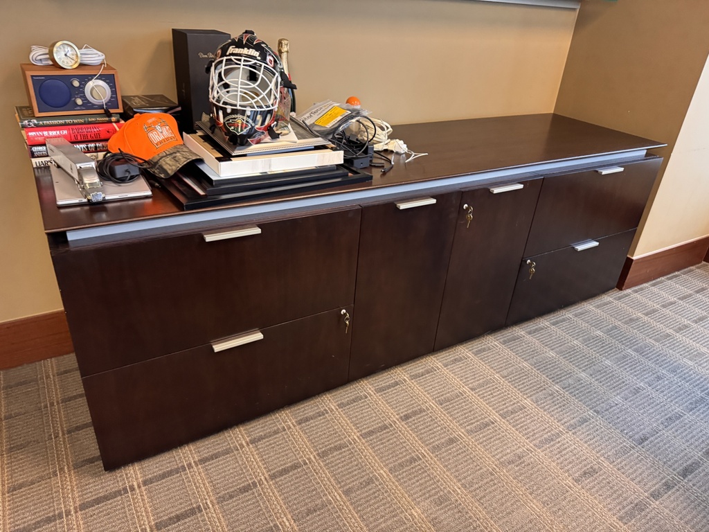 Long wood credenza