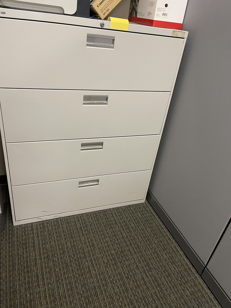 Filing Cabinet - 4 Drawers Tan