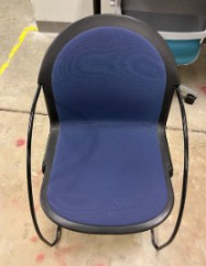 Steelcase Blue Black Chair