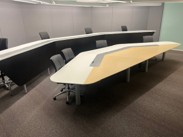 BOOMERANG CONTERTOP W/3 POWER BOXES (THE BACK TABLE)