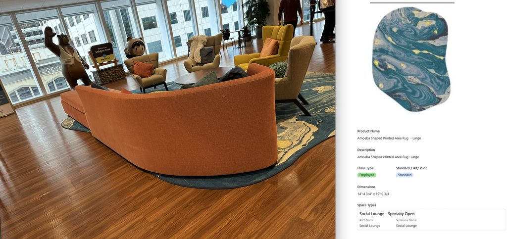 Large 15'x19' Area Rug