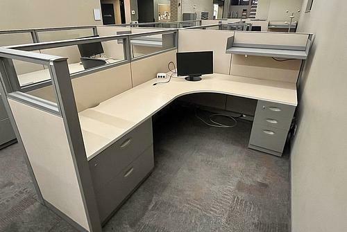 L-Shaped Workstation - 96 x 72