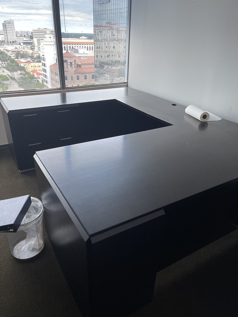 Wood U Desk