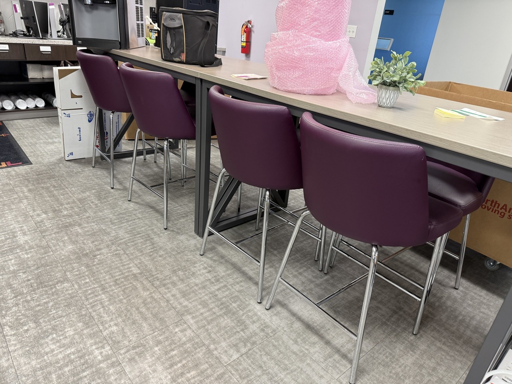 Purple Chair Stool