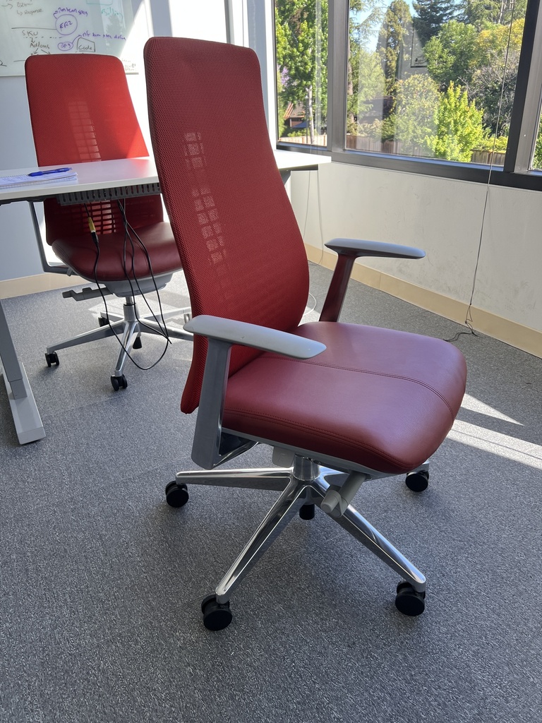 Orange task chair - Haworth