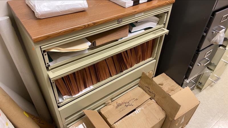 Small Metal Document Cabinet