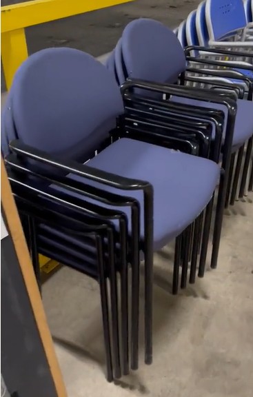 Blue Stack Chairs