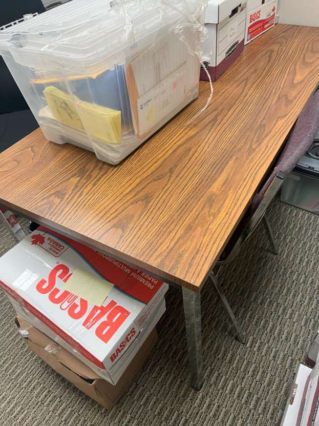 Wood/Metal Table