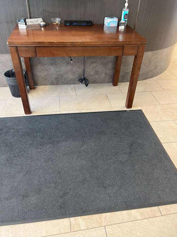 Wooden Reception Table