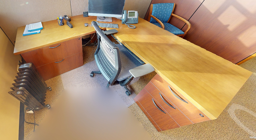 L-shaped desks
