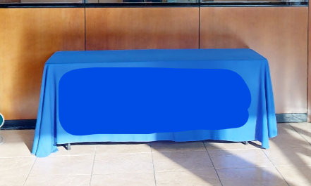 Rectangle folding display table