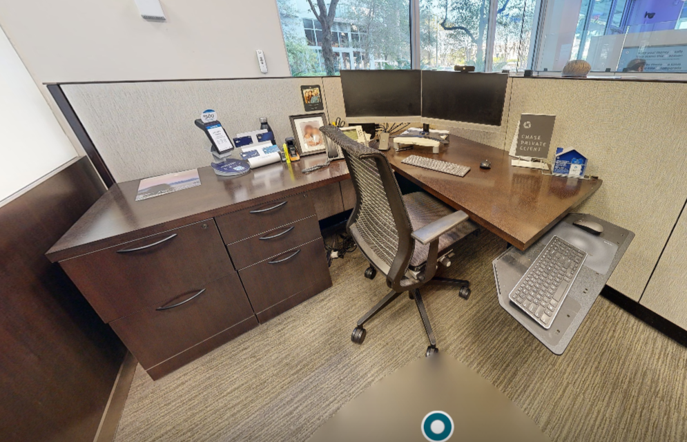 L-shaped desks