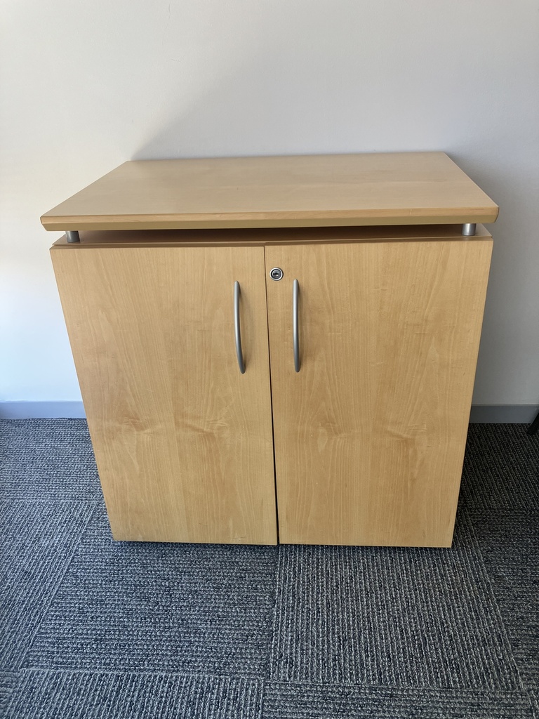 SHORT STORAGE CABINET TEKNION (w/ left hand corner table)