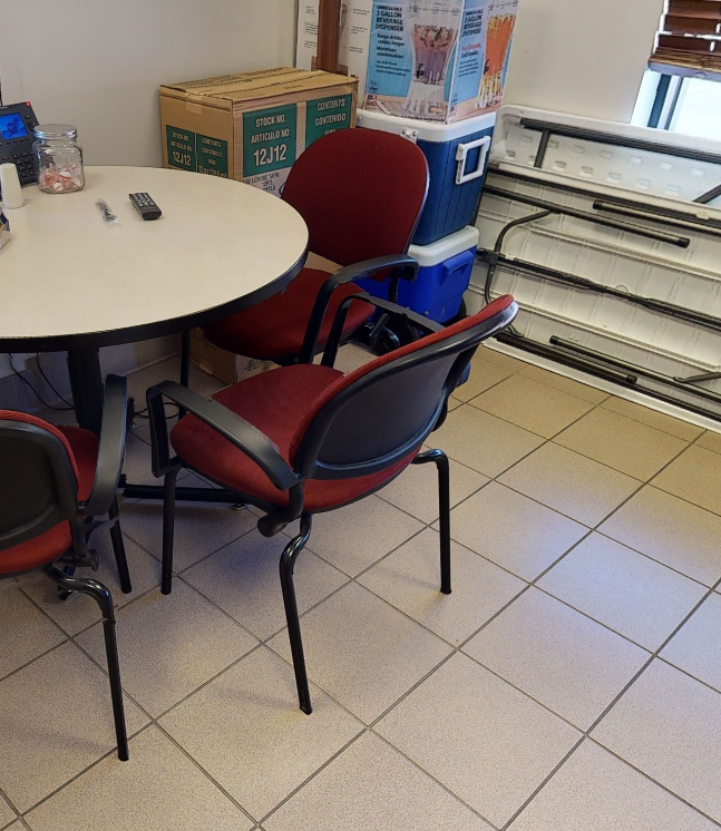 Red Stack Chairs