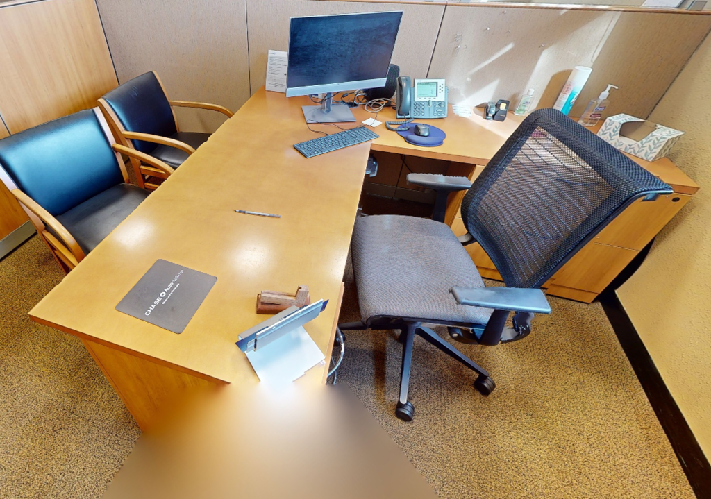 L-shaped desk 60x48