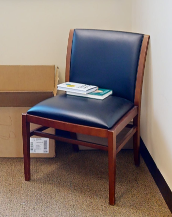 Black Guest Chair (no arms)