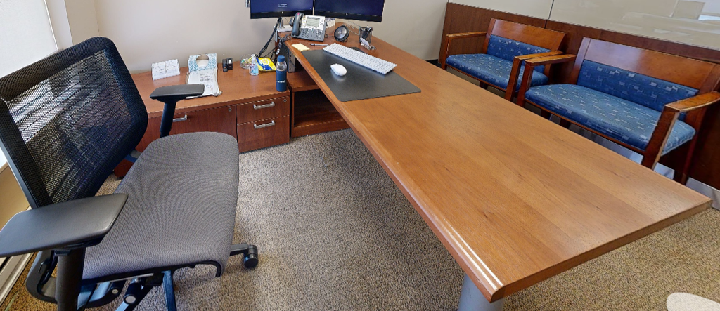 L-shaped desk 60x48