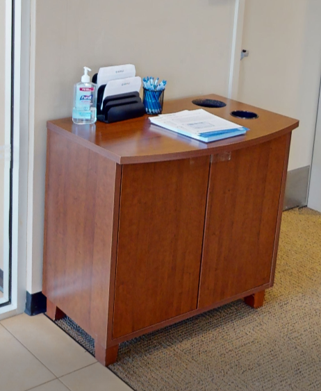 Wood cabinet