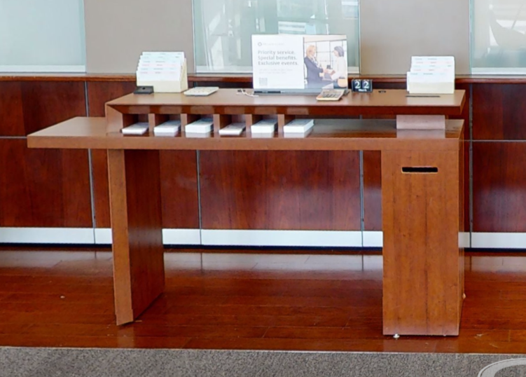 Cheque desk